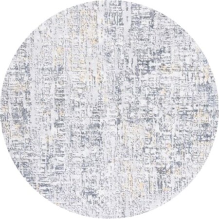 Safavieh 6 ft. 7 in. x 6 ft. 7 in. Toscana Round Power Loomed Rug; Ivory & Grey TOS678A-7R
